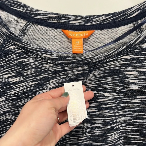 Joe Fresh long sleeve short style sweater size LG NWT - Picture 7 of 11